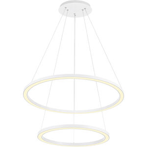 Chalice LED 24 inch White Chandelier Ceiling Light