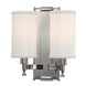 Palmdale 2 Light 9.5 inch Polished Nickel Wall Sconce Wall Light