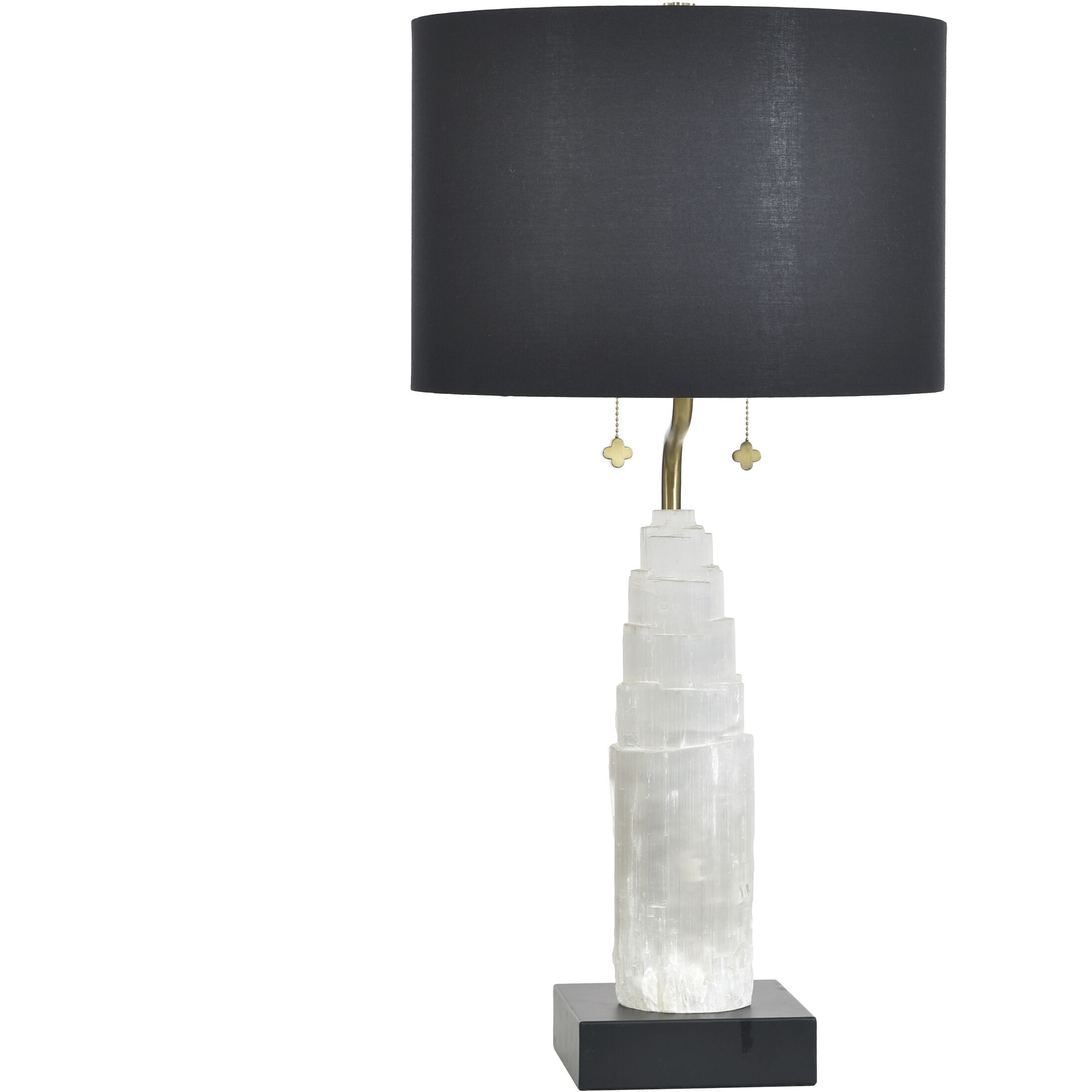Jasper 32 inch 60 watt Black and White Table Lamp Portable Light in Black/White