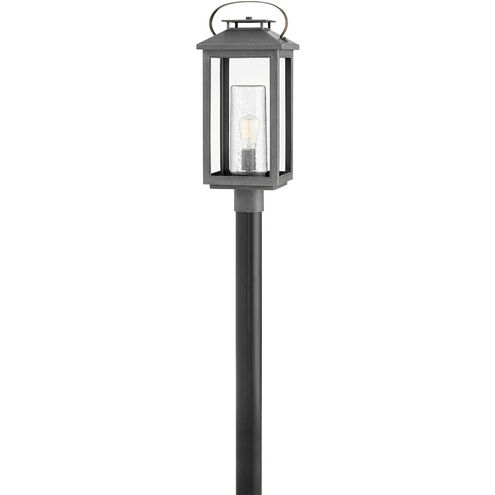 Coastal Elements Atwater LED 23 inch Ash Bronze Outdoor Post Mount Lantern, Low Voltage