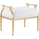 Genevieve 22 inch Grecian Gold Ottoman
