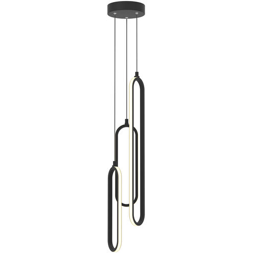 Sienna LED 6 inch Black Pendant Ceiling Light