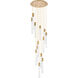 Weston 13 Light 30 inch Satin Gold Pendant Ceiling Light