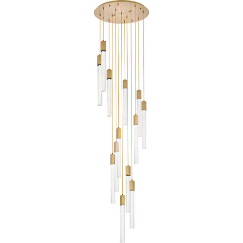 Weston 13 Light 30 inch Satin Gold Pendant Ceiling Light