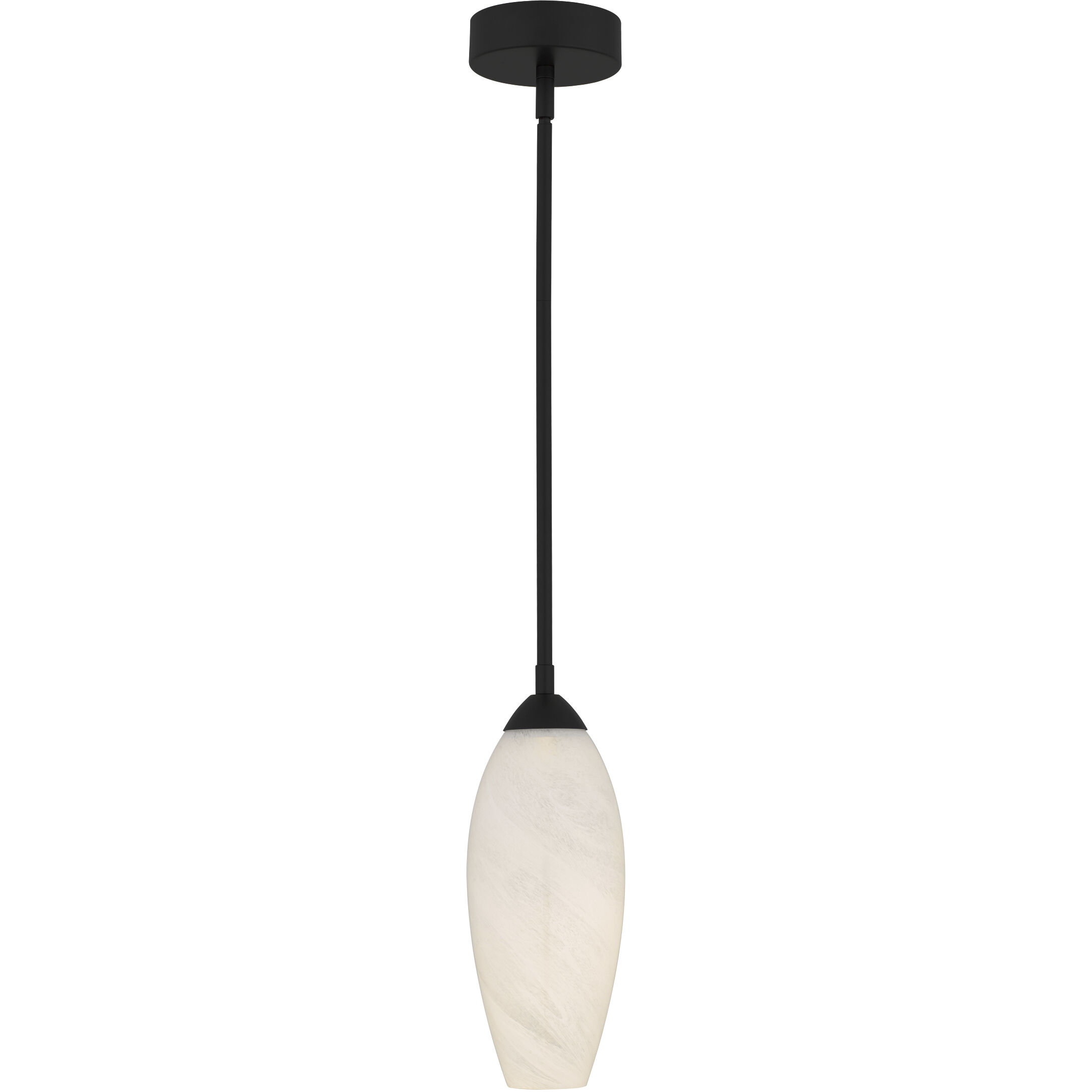 Burnett LED 5 inch Matte Black Mini Pendant Ceiling Light