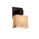Textile LED 5.5 inch Matte Black ADA Wall Sconce Wall Light