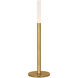 Kelly Wearstler Rousseau 20.25 inch 6.00 watt Antique-Burnished Brass Table Lamp Portable Light