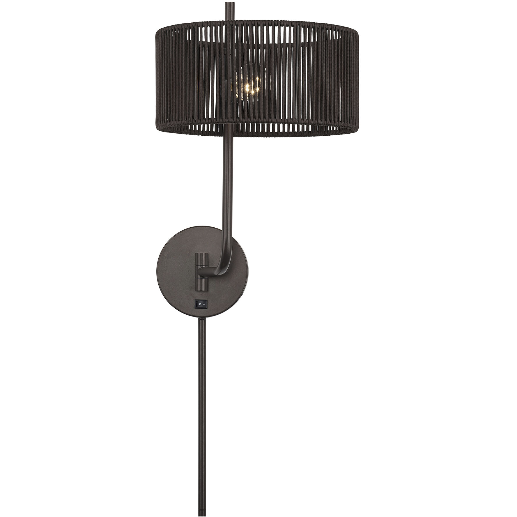 Acordia 17 inch 40.00 watt English Bronze Swing Arm Wall Lamp Wall Light