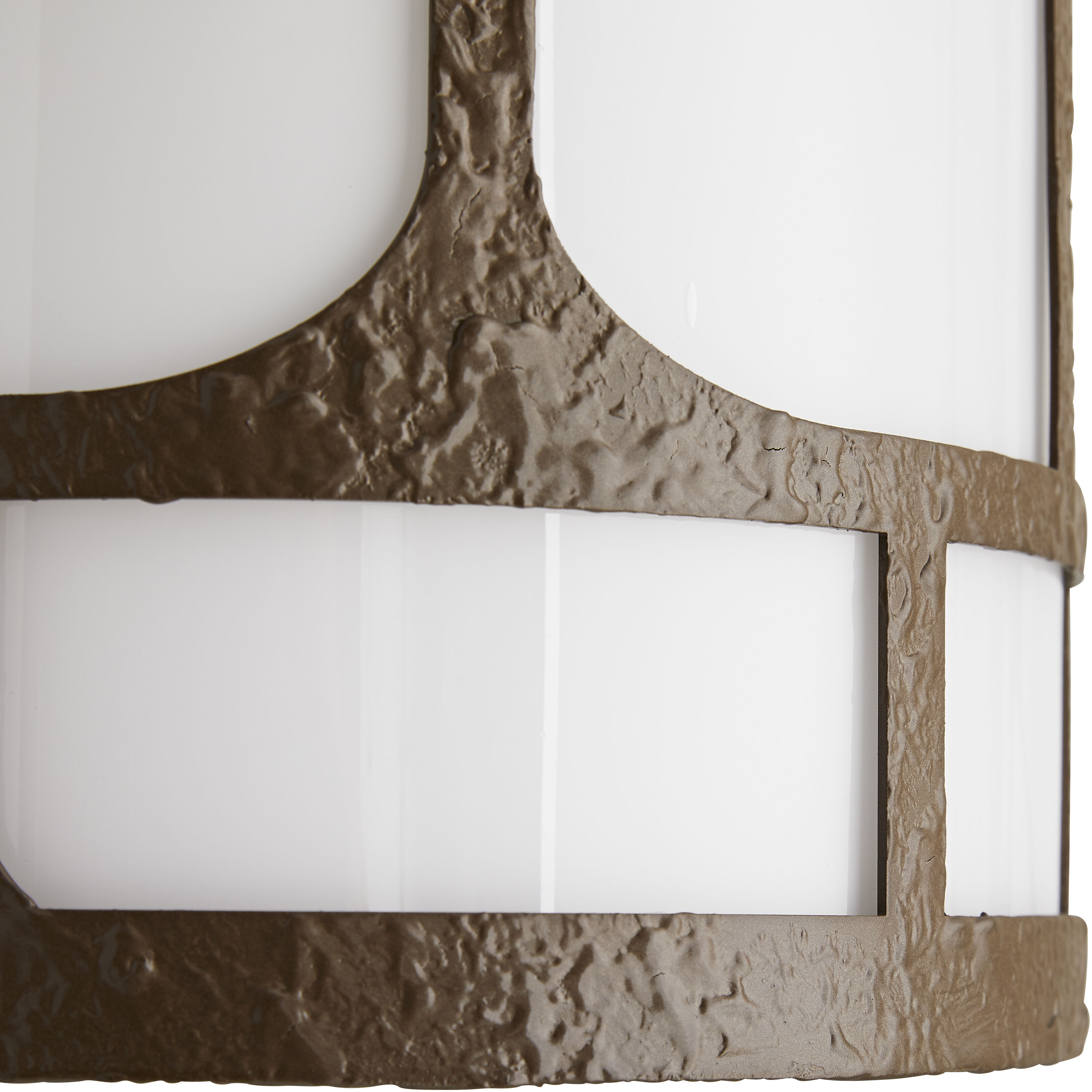 Shani 3 Light 13.5 inch Aged Brass Outdoor Pendant