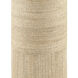 Macati 12 inch Natural and Clear Accent Table/Pedestal