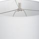 Bandeau 30 inch 150.00 watt Black and White Man-Made Stone Table Lamp Portable Light