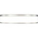 Ballord LED 16 inch Brushed Nickel Flush Mount Ceiling Light