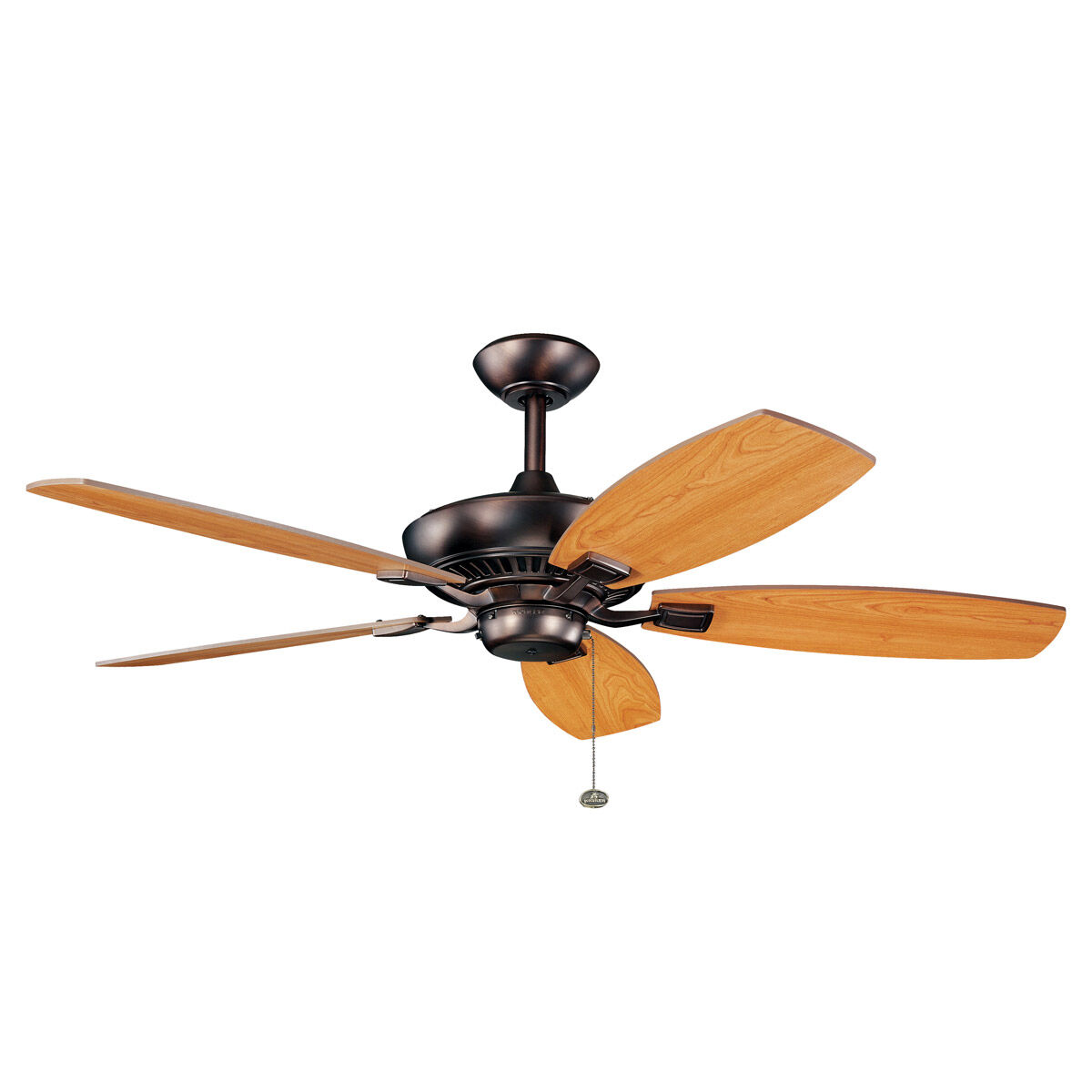 Canfield 52 inch Oil Brushed Bronze with Cherry Blades Ceiling Fan