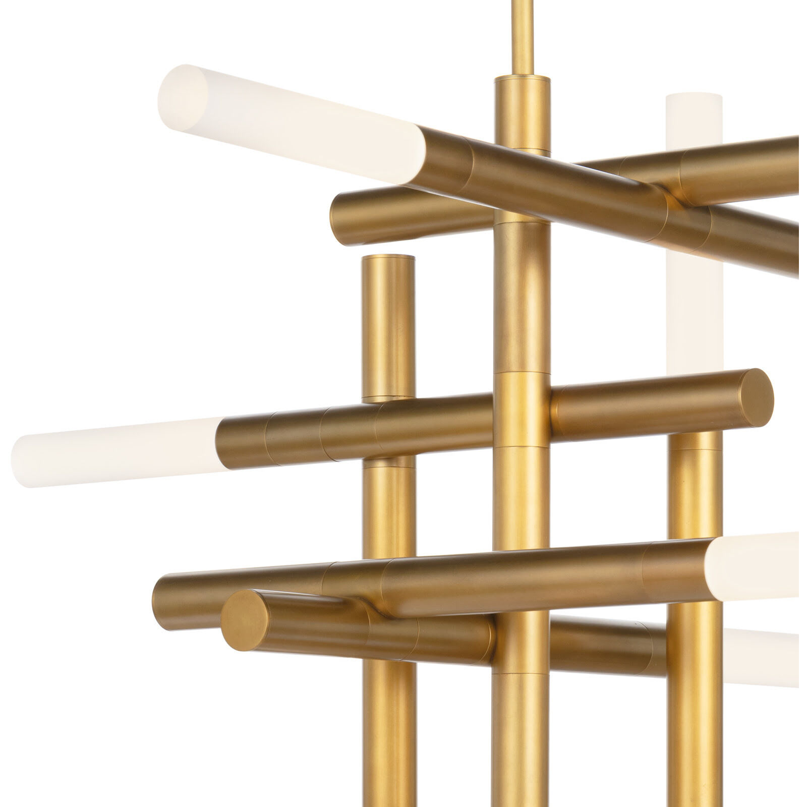 Cass 8 Light 38.25 inch Natural Brass Chandelier Ceiling Light