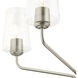 Celino 5 Light 26 inch Brushed Nickel Chandelier Ceiling Light