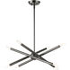 Soho 8 Light 19.5 inch Black Chrome Chandelier Ceiling Light