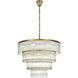 Harlow 28 Light 40 inch Satin Gold Chandelier Ceiling Light