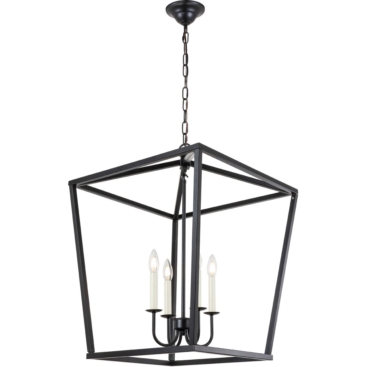 Maddox 4 Light 20 inch Black Pendant Ceiling Light