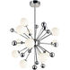 Element LED 24 inch Polished Nickel Chandelier Ceiling Light