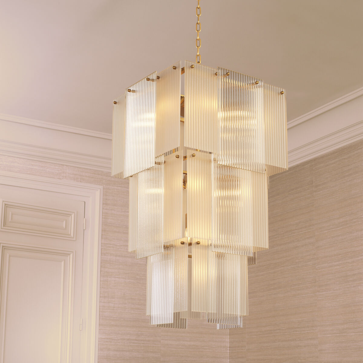 Giardano 15 Light 24.8 inch Clear Glass Chandelier Ceiling Light
