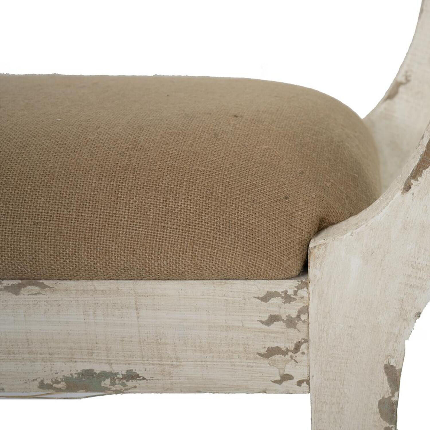 Anita White/Beige Bench