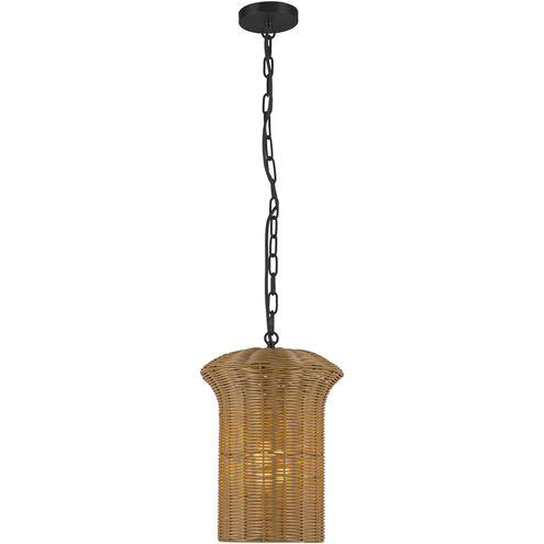 Alora Mood Kai 1 Light 11.13 inch Matte Black Pendant Ceiling Light