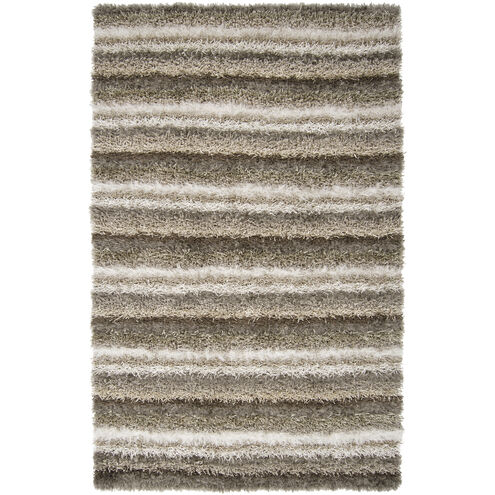 Garnet 93 X 60 inch Taupe; Multicolored Rug