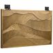 Drift Antique Brass and Blackened Bronze Wall Plaque