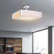 Lucie 5 Light 21 inch Chrome Down Chandelier Ceiling Light