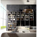 Parallel LED 44 inch Novel Brass Linear Pendant Ceiling Light in 3000K LED, Smoke Granite, Oval