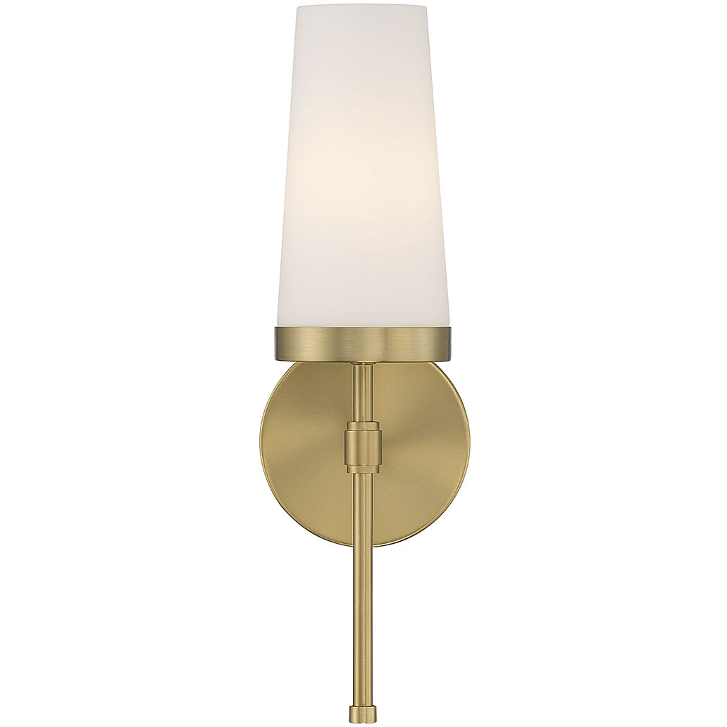Haynes 1 Light 5 inch Warm Brass Wall Sconce Wall Light, Essentials