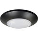 AC Opal LED Black Surface Ceiling Light