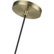 Manorwood 1 Light 12 inch Antique Brass Pendant Ceiling Light