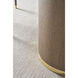 Judith Leiber Couture 60 X 60 inch Mink Dining Table, Wooden