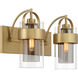 Ravik 2 Light 14.25 inch Legacy Brass Vanity Wall Light