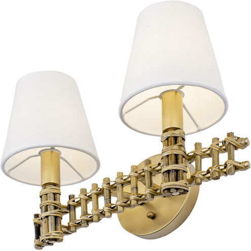 Nevis LED 14 inch French Gold Bath Vanity Wall Light