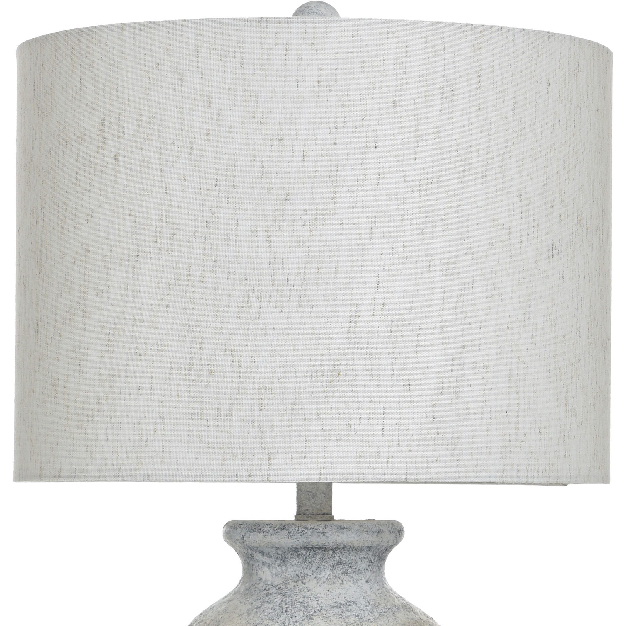 Frank 32 inch 100 watt Soyala Black and Light Oatmeal Table Lamp Portable Light