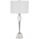 Assen 32 inch 150.00 watt Brushed Steel Table Lamp Portable Light