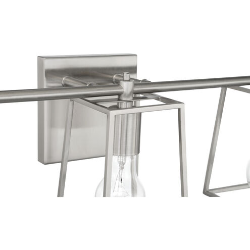 Dunn 3 Light 23 inch Brushed Polished Nickel Vanity Light Wall Light