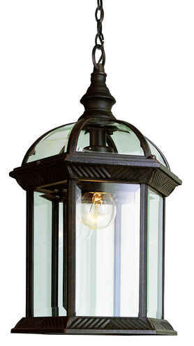 Wentworth 1 Light 7 inch Black Outdoor Hanging Lantern