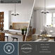 Park Ridge 5 Light 21 inch Matte Black Chandelier Ceiling Light