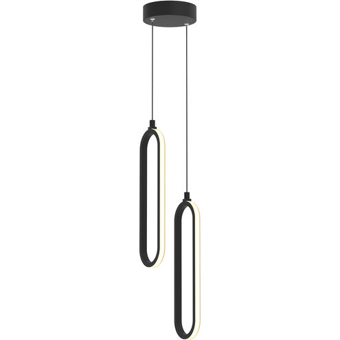 Sienna LED 5 inch Black Pendant Ceiling Light