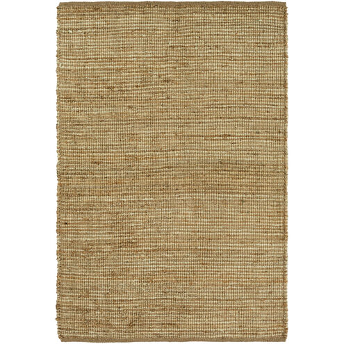 Maren 90 X 60 inch Green and Neutral Area Rug, Jute
