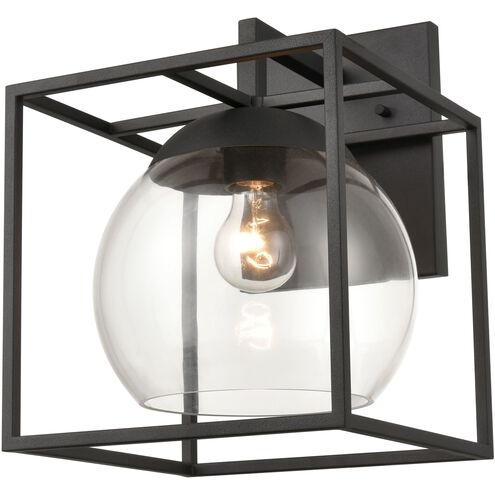 Cubed 1 Light 13 inch Charcoal Outdoor Wall Sconce