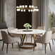 Carousel LED 28 inch Black Chandelier Ceiling Light in 4000K, dweLED