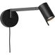 Ascoli 11.26 inch Matte Black Interior Reading Light Wall Light