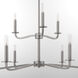 Rutherford 9 Light 28.5 inch Satin Nickel Chandelier Ceiling Light
