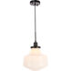 Lyle 1 Light 11 inch Black Pendant Ceiling Light