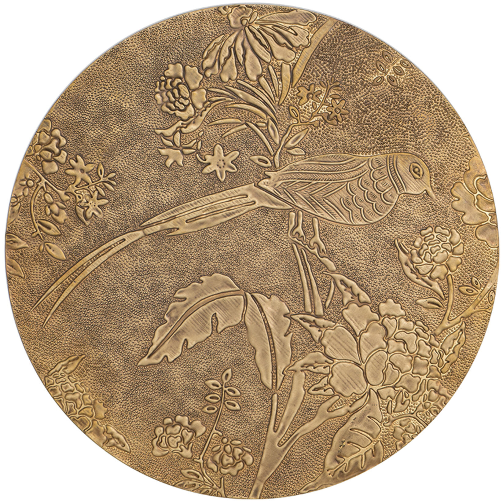 Anita 24 X 11.8 inch Gold and Brown Side Table