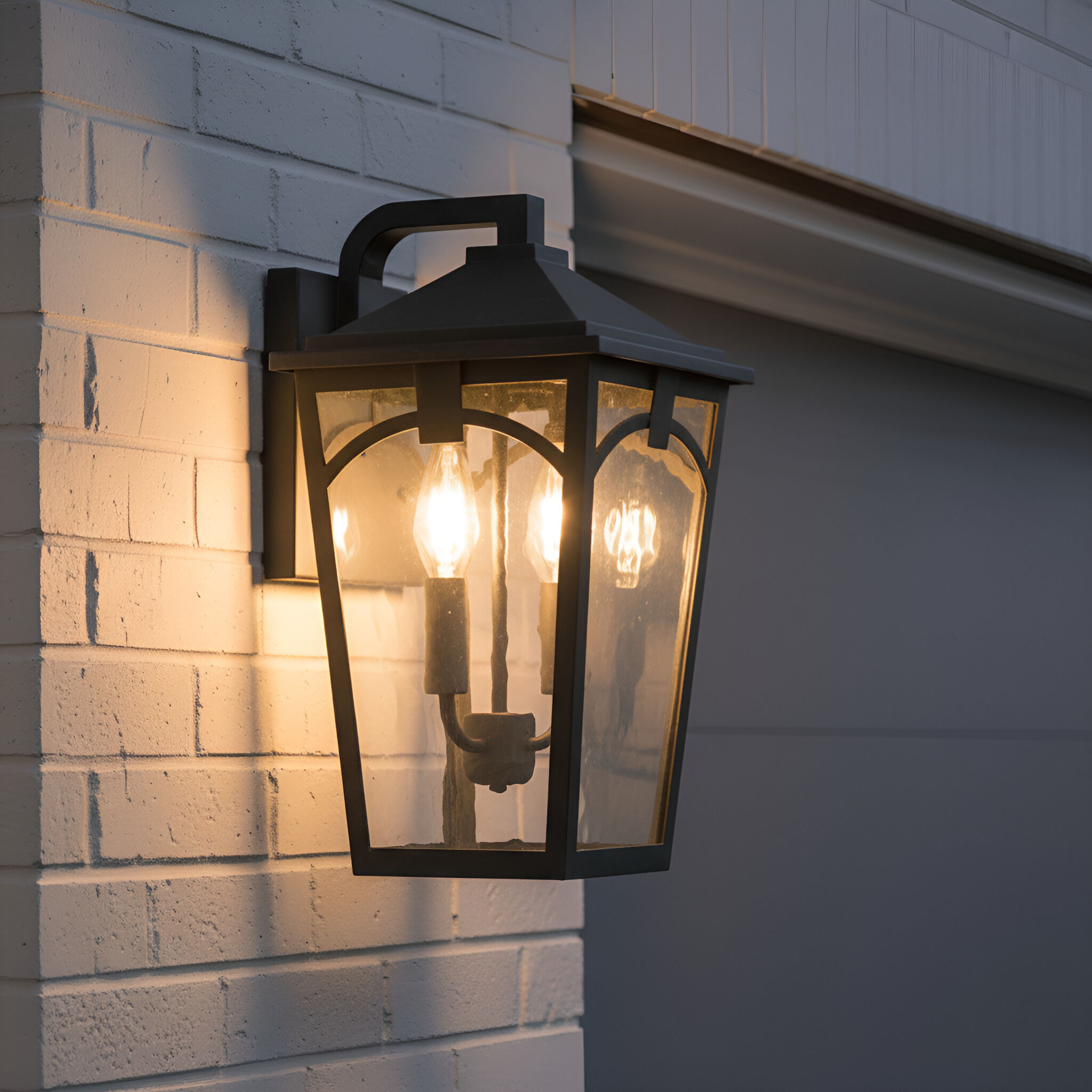 Jaxon 2 Light 14.5 inch Western Bronze Outdoor Wall Lantern